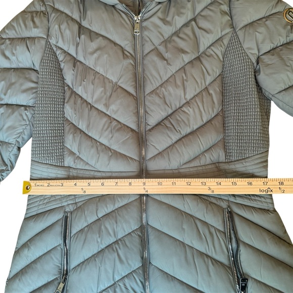 Bernardo SOFTY GLAM ECOPLUME PACKABLE PUFFER LONG COAT LARGE PUFFER COAT - Picture 7 of 9